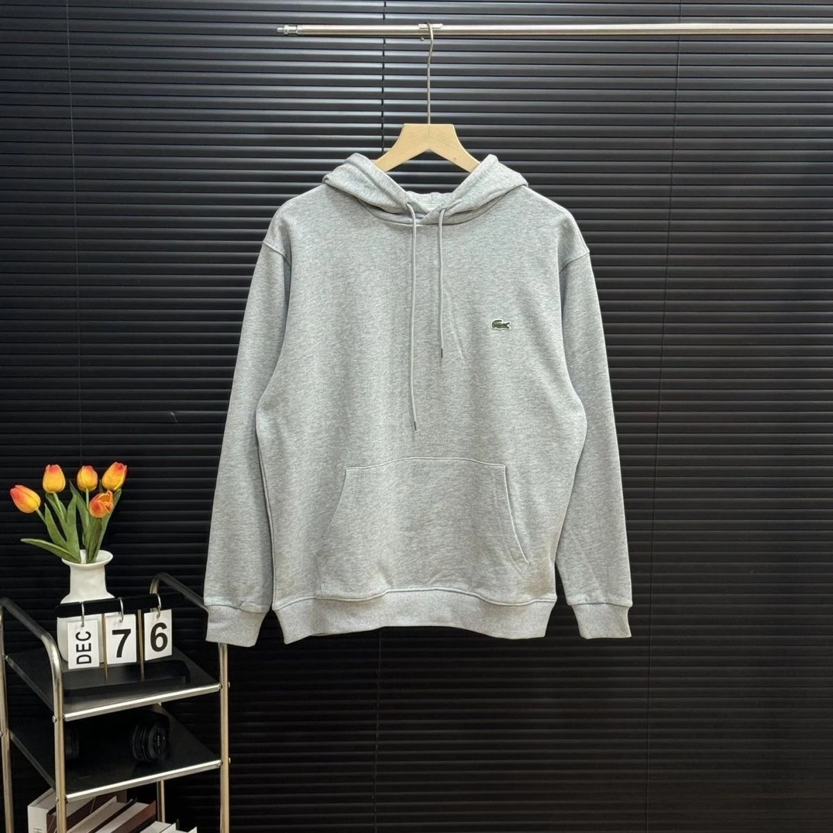 Hooded gray