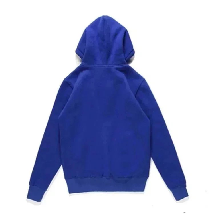 Front Little Red Heart Cardigan with Velvet Blue